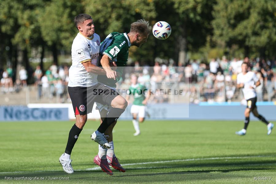sport, action, Schweinfurt, Sachs-Stadion, SVW, SV Wehen Wiesbaden, Fussball, FCS, DFB, 4. Spieltag, 31.08.2025, 3. Liga, 1. FC Schweinfurt 1905 - Bild-ID: 2505879