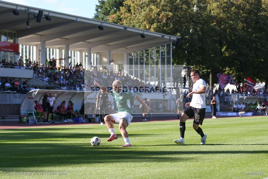 sport, action, Schweinfurt, Sachs-Stadion, SVW, SV Wehen Wiesbaden, Fussball, FCS, DFB, 4. Spieltag, 31.08.2025, 3. Liga, 1. FC Schweinfurt 1905 - Bild-ID: 2505883