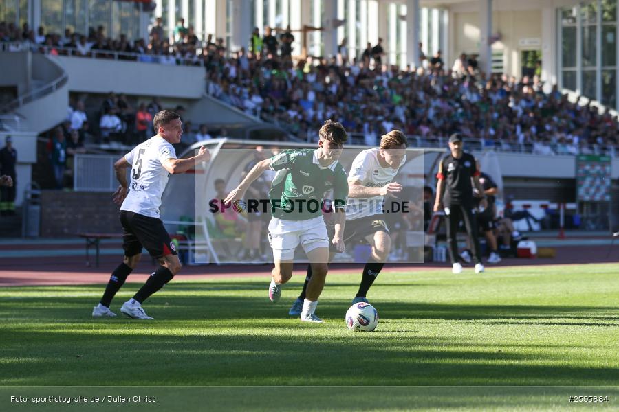 sport, action, Schweinfurt, Sachs-Stadion, SVW, SV Wehen Wiesbaden, Fussball, FCS, DFB, 4. Spieltag, 31.08.2025, 3. Liga, 1. FC Schweinfurt 1905 - Bild-ID: 2505884