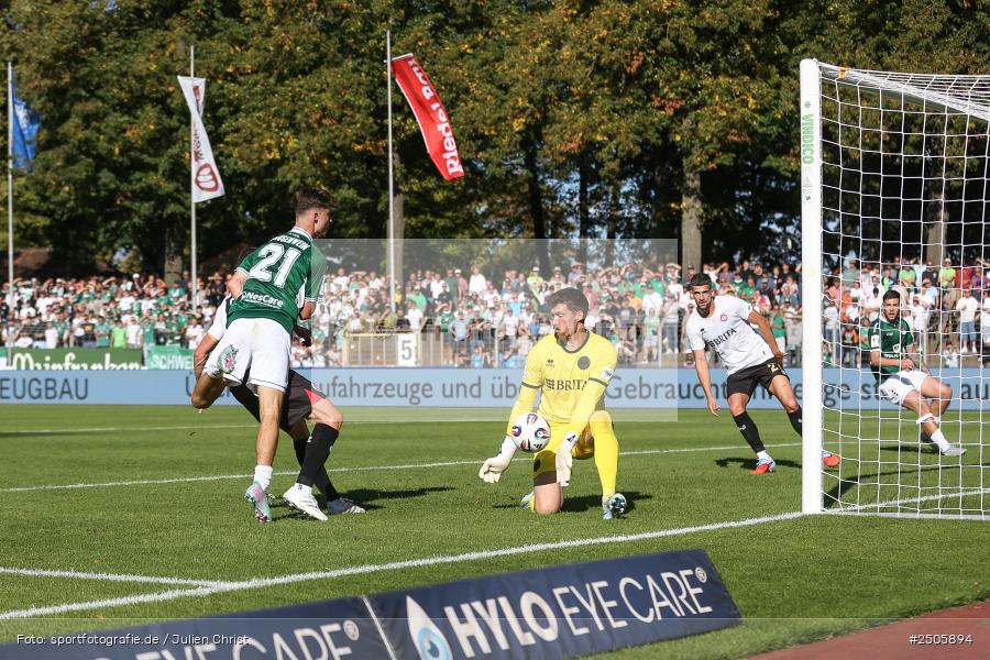 sport, action, Schweinfurt, Sachs-Stadion, SVW, SV Wehen Wiesbaden, Fussball, FCS, DFB, 4. Spieltag, 31.08.2025, 3. Liga, 1. FC Schweinfurt 1905 - Bild-ID: 2505894