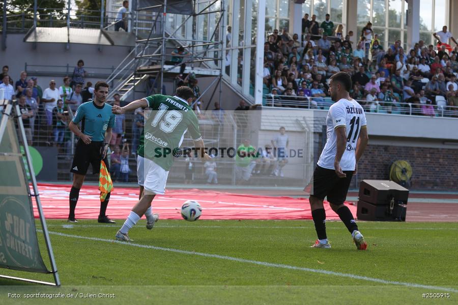 sport, action, Schweinfurt, Sachs-Stadion, SVW, SV Wehen Wiesbaden, Fussball, FCS, DFB, 4. Spieltag, 31.08.2025, 3. Liga, 1. FC Schweinfurt 1905 - Bild-ID: 2505915