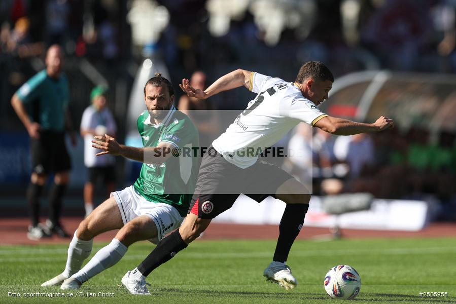 sport, action, Schweinfurt, Sachs-Stadion, SVW, SV Wehen Wiesbaden, Fussball, FCS, DFB, 4. Spieltag, 31.08.2025, 3. Liga, 1. FC Schweinfurt 1905 - Bild-ID: 2505955