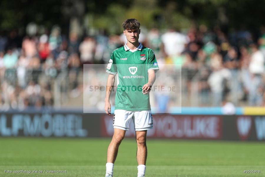 sport, action, Schweinfurt, Sachs-Stadion, SVW, SV Wehen Wiesbaden, Fussball, FCS, DFB, 4. Spieltag, 31.08.2025, 3. Liga, 1. FC Schweinfurt 1905 - Bild-ID: 2505978