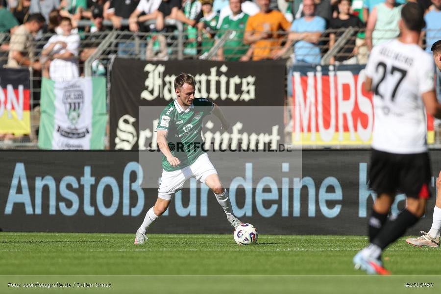 sport, action, Schweinfurt, Sachs-Stadion, SVW, SV Wehen Wiesbaden, Fussball, FCS, DFB, 4. Spieltag, 31.08.2025, 3. Liga, 1. FC Schweinfurt 1905 - Bild-ID: 2505987