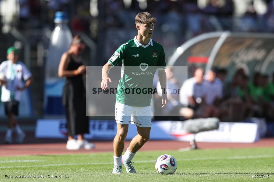 sport, action, Schweinfurt, Sachs-Stadion, SVW, SV Wehen Wiesbaden, Fussball, FCS, DFB, 4. Spieltag, 31.08.2025, 3. Liga, 1. FC Schweinfurt 1905 - Bild-ID: 2505995