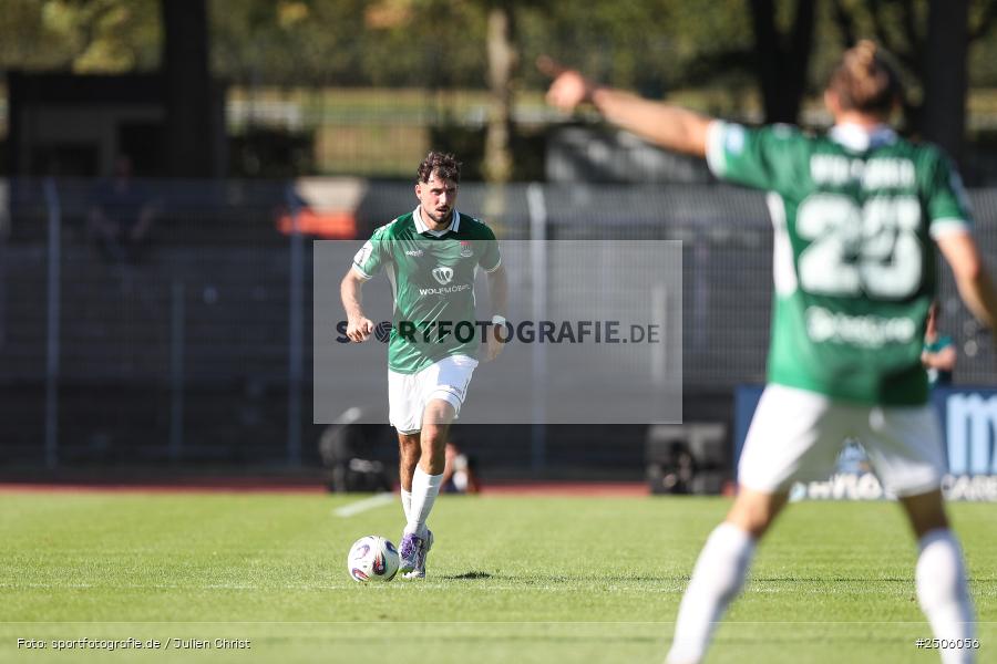 sport, action, Schweinfurt, Sachs-Stadion, SVW, SV Wehen Wiesbaden, Fussball, FCS, DFB, 4. Spieltag, 31.08.2025, 3. Liga, 1. FC Schweinfurt 1905 - Bild-ID: 2506056