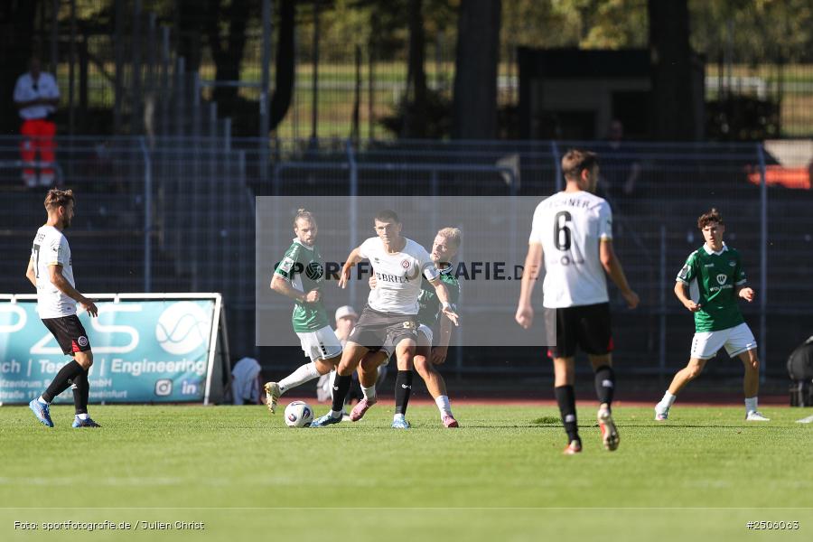 sport, action, Schweinfurt, Sachs-Stadion, SVW, SV Wehen Wiesbaden, Fussball, FCS, DFB, 4. Spieltag, 31.08.2025, 3. Liga, 1. FC Schweinfurt 1905 - Bild-ID: 2506063