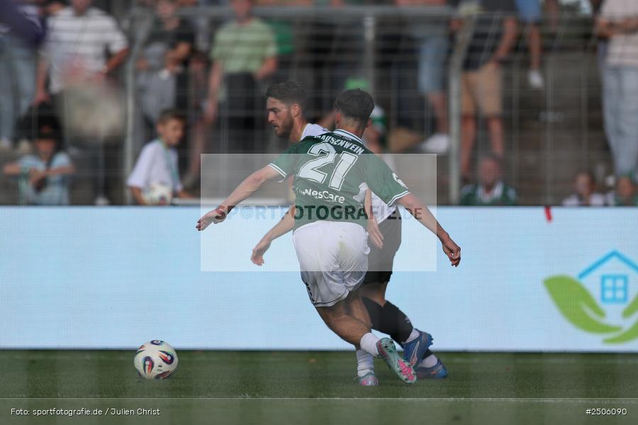 sport, action, Schweinfurt, Sachs-Stadion, SVW, SV Wehen Wiesbaden, Fussball, FCS, DFB, 4. Spieltag, 31.08.2025, 3. Liga, 1. FC Schweinfurt 1905 - Bild-ID: 2506090