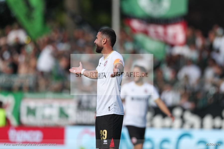 sport, action, Schweinfurt, Sachs-Stadion, SVW, SV Wehen Wiesbaden, Fussball, FCS, DFB, 4. Spieltag, 31.08.2025, 3. Liga, 1. FC Schweinfurt 1905 - Bild-ID: 2506092