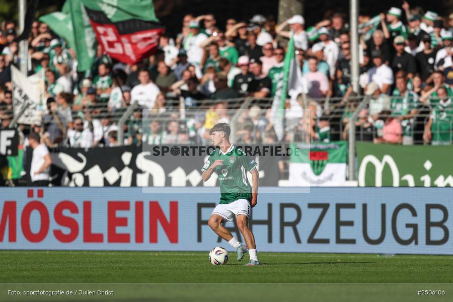 sport, action, Schweinfurt, Sachs-Stadion, SVW, SV Wehen Wiesbaden, Fussball, FCS, DFB, 4. Spieltag, 31.08.2025, 3. Liga, 1. FC Schweinfurt 1905 - Bild-ID: 2506106