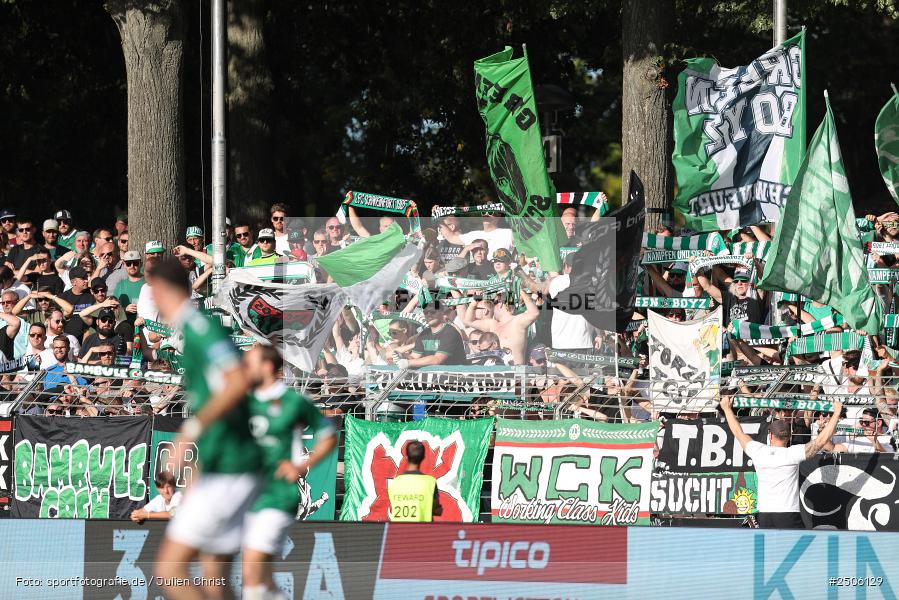 sport, action, Schweinfurt, Sachs-Stadion, SVW, SV Wehen Wiesbaden, Fussball, FCS, DFB, 4. Spieltag, 31.08.2025, 3. Liga, 1. FC Schweinfurt 1905 - Bild-ID: 2506129