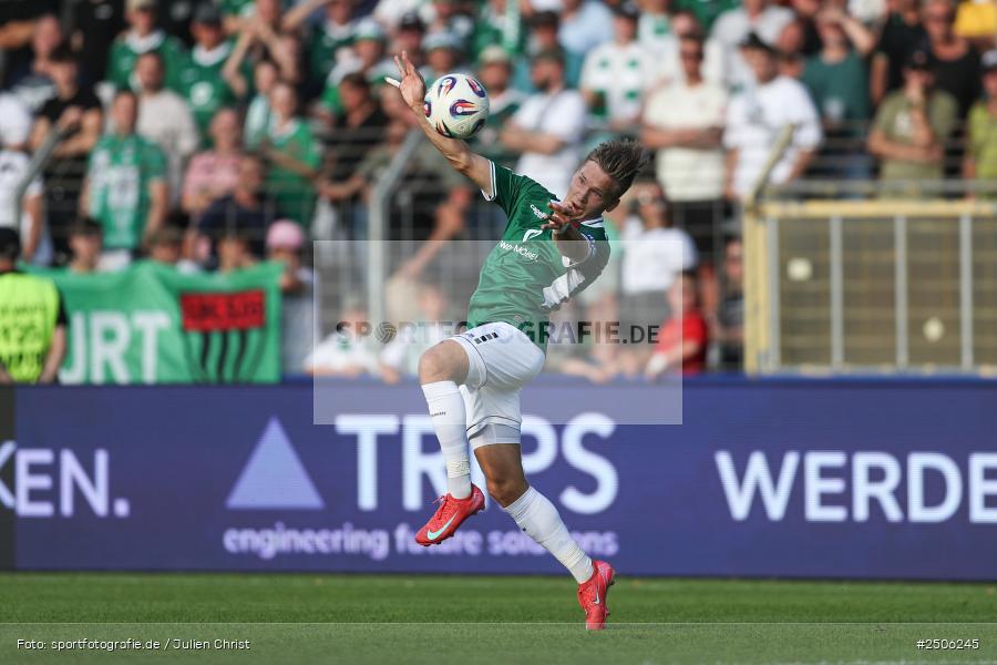 sport, action, Schweinfurt, Sachs-Stadion, SVW, SV Wehen Wiesbaden, Fussball, FCS, DFB, 4. Spieltag, 31.08.2025, 3. Liga, 1. FC Schweinfurt 1905 - Bild-ID: 2506245