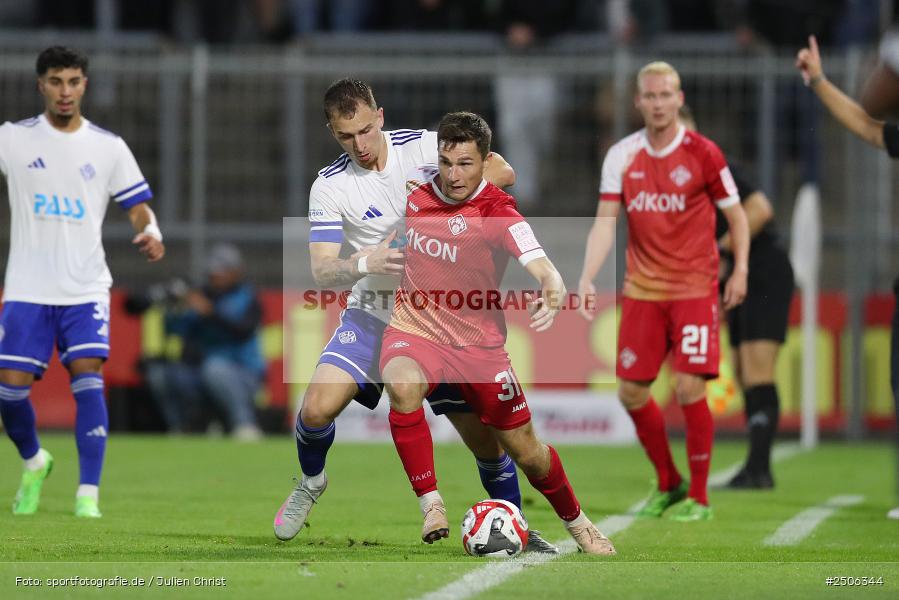 Stadion am Schönbusch, Aschaffenburg, 05.09.2025, sport, action, Fussball, BFV, 7. Spieltag, Regionalliga Bayern, FWK, SVA, FC Würzburger Kickers, SV Viktoria Aschaffenburg - Bild-ID: 2506344