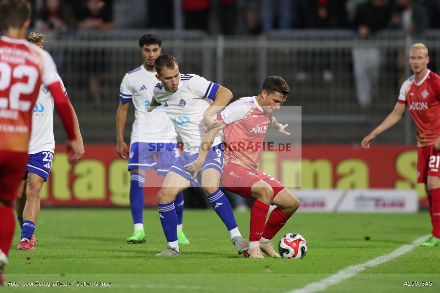 Stadion am Schönbusch, Aschaffenburg, 05.09.2025, sport, action, Fussball, BFV, 7. Spieltag, Regionalliga Bayern, FWK, SVA, FC Würzburger Kickers, SV Viktoria Aschaffenburg - Bild-ID: 2506345