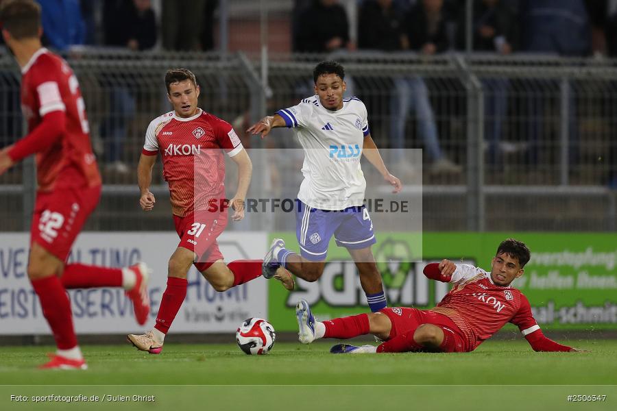 Stadion am Schönbusch, Aschaffenburg, 05.09.2025, sport, action, Fussball, BFV, 7. Spieltag, Regionalliga Bayern, FWK, SVA, FC Würzburger Kickers, SV Viktoria Aschaffenburg - Bild-ID: 2506347