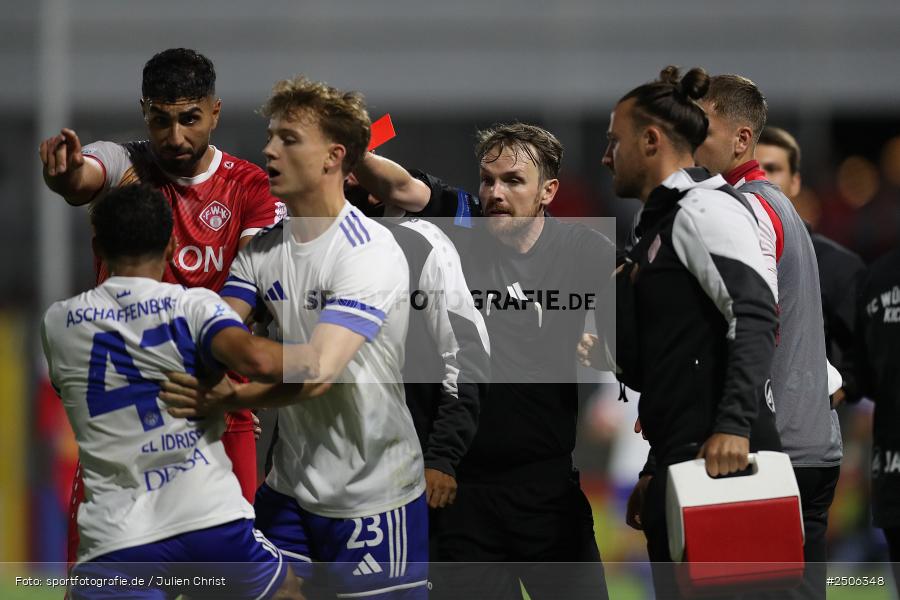 Stadion am Schönbusch, Aschaffenburg, 05.09.2025, sport, action, Fussball, BFV, 7. Spieltag, Regionalliga Bayern, FWK, SVA, FC Würzburger Kickers, SV Viktoria Aschaffenburg - Bild-ID: 2506348