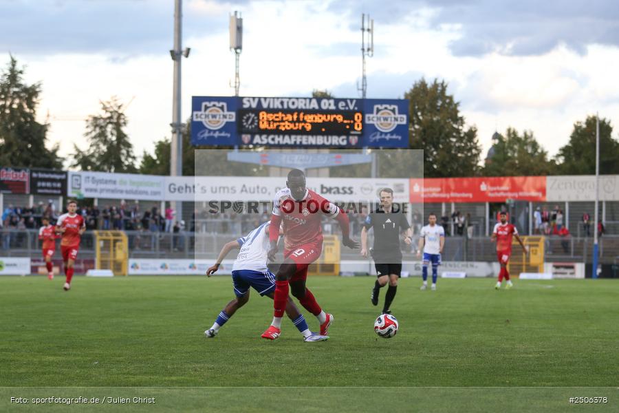 sport, action, Stadion am Schönbusch, SVA, SV Viktoria Aschaffenburg, Regionalliga Bayern, Fussball, FWK, FC Würzburger Kickers, BFV, Aschaffenburg, 7. Spieltag, 05.09.2025 - Bild-ID: 2506378