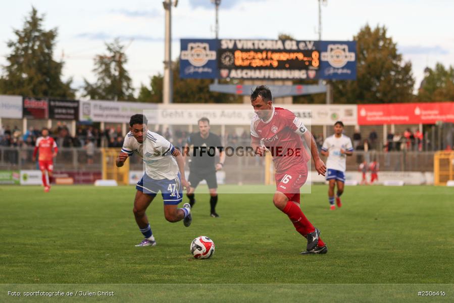 sport, action, Stadion am Schönbusch, SVA, SV Viktoria Aschaffenburg, Regionalliga Bayern, Fussball, FWK, FC Würzburger Kickers, BFV, Aschaffenburg, 7. Spieltag, 05.09.2025 - Bild-ID: 2506416