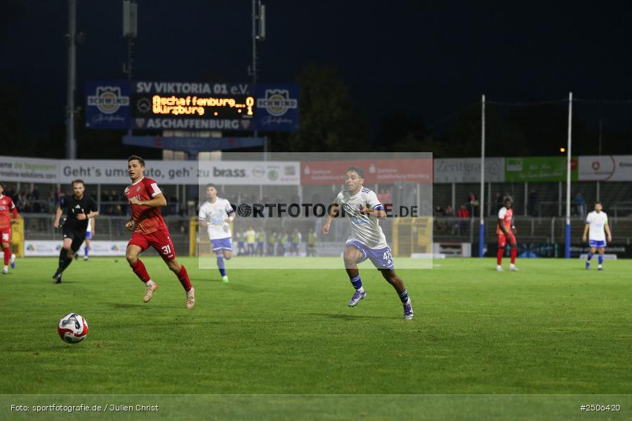 sport, action, Stadion am Schönbusch, SVA, SV Viktoria Aschaffenburg, Regionalliga Bayern, Fussball, FWK, FC Würzburger Kickers, BFV, Aschaffenburg, 7. Spieltag, 05.09.2025 - Bild-ID: 2506420