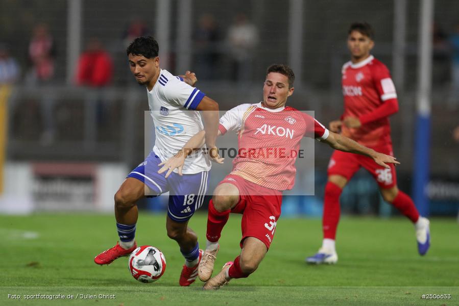 sport, action, Stadion am Schönbusch, SVA, SV Viktoria Aschaffenburg, Regionalliga Bayern, Fussball, FWK, FC Würzburger Kickers, BFV, Aschaffenburg, 7. Spieltag, 05.09.2025 - Bild-ID: 2506633