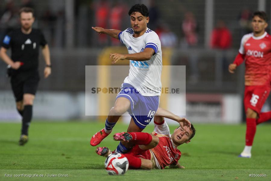 sport, action, Stadion am Schönbusch, SVA, SV Viktoria Aschaffenburg, Regionalliga Bayern, Fussball, FWK, FC Würzburger Kickers, BFV, Aschaffenburg, 7. Spieltag, 05.09.2025 - Bild-ID: 2506636
