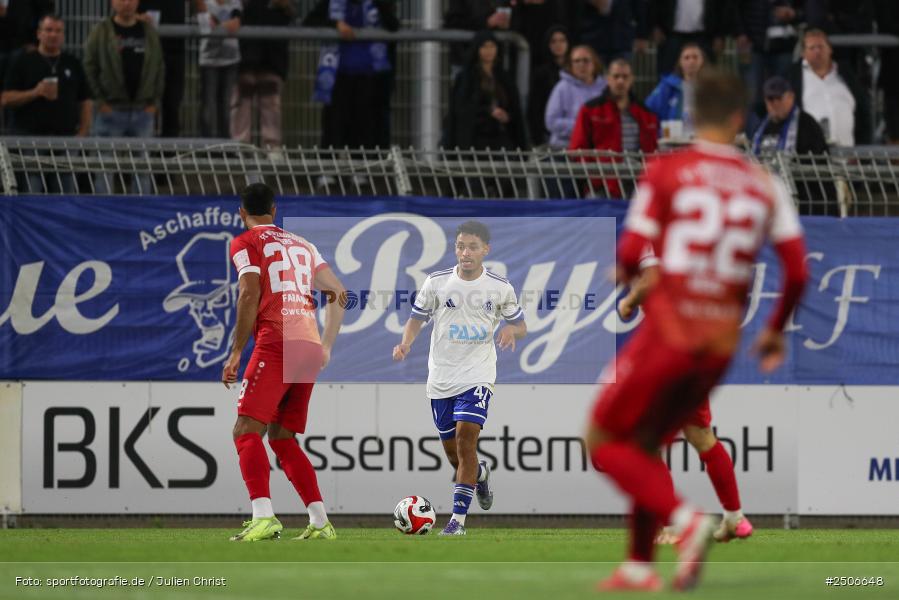 sport, action, Stadion am Schönbusch, SVA, SV Viktoria Aschaffenburg, Regionalliga Bayern, Fussball, FWK, FC Würzburger Kickers, BFV, Aschaffenburg, 7. Spieltag, 05.09.2025 - Bild-ID: 2506648