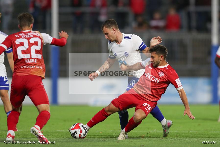 sport, action, Stadion am Schönbusch, SVA, SV Viktoria Aschaffenburg, Regionalliga Bayern, Fussball, FWK, FC Würzburger Kickers, BFV, Aschaffenburg, 7. Spieltag, 05.09.2025 - Bild-ID: 2506654