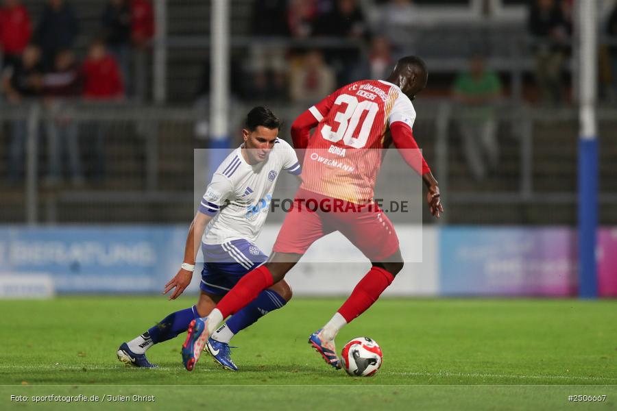 sport, action, Stadion am Schönbusch, SVA, SV Viktoria Aschaffenburg, Regionalliga Bayern, Fussball, FWK, FC Würzburger Kickers, BFV, Aschaffenburg, 7. Spieltag, 05.09.2025 - Bild-ID: 2506667