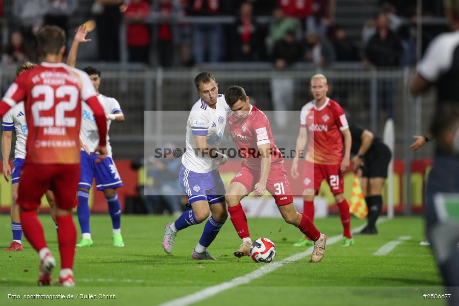 sport, action, Stadion am Schönbusch, SVA, SV Viktoria Aschaffenburg, Regionalliga Bayern, Fussball, FWK, FC Würzburger Kickers, BFV, Aschaffenburg, 7. Spieltag, 05.09.2025 - Bild-ID: 2506677