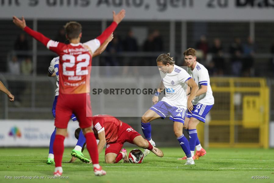 sport, action, Stadion am Schönbusch, SVA, SV Viktoria Aschaffenburg, Regionalliga Bayern, Fussball, FWK, FC Würzburger Kickers, BFV, Aschaffenburg, 7. Spieltag, 05.09.2025 - Bild-ID: 2506836
