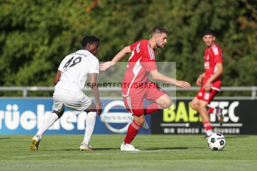 Fundamentum Sportpark, Karlburg, 06.09.2025, sport, action, Fussball, BFV, 10. Spieltag, Landesliga Nordwest, DJK, TSV, DJK Dampfach, TSV Karlburg - Bild-ID: 2506984