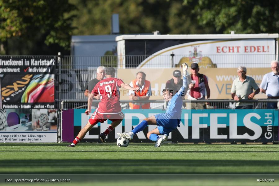 Fundamentum Sportpark, Karlburg, 06.09.2025, sport, action, Fussball, BFV, 10. Spieltag, Landesliga Nordwest, DJK, TSV, DJK Dampfach, TSV Karlburg - Bild-ID: 2507018