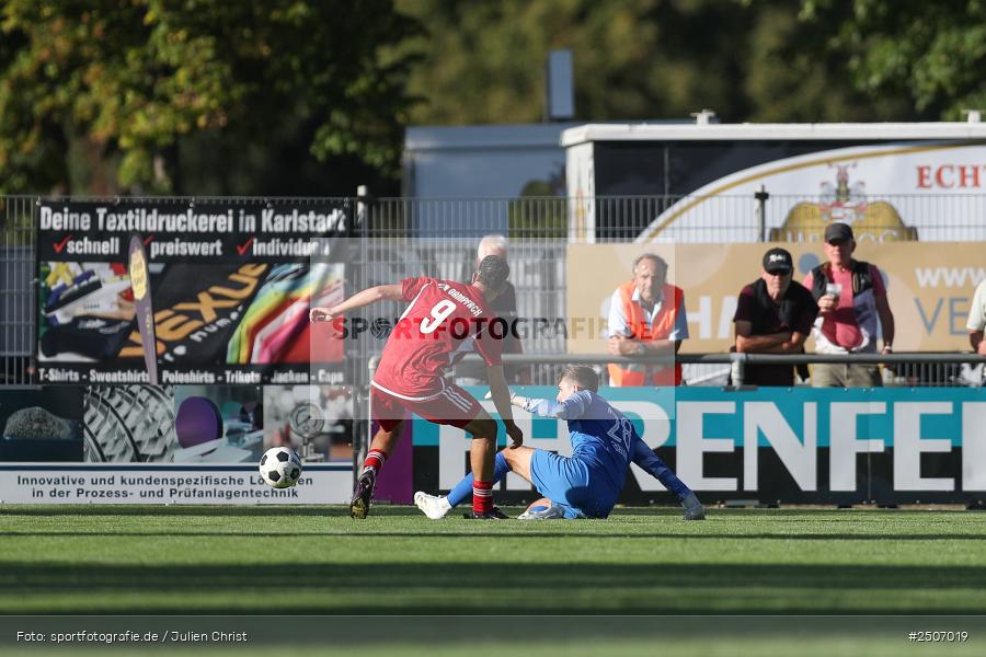 Fundamentum Sportpark, Karlburg, 06.09.2025, sport, action, Fussball, BFV, 10. Spieltag, Landesliga Nordwest, DJK, TSV, DJK Dampfach, TSV Karlburg - Bild-ID: 2507019