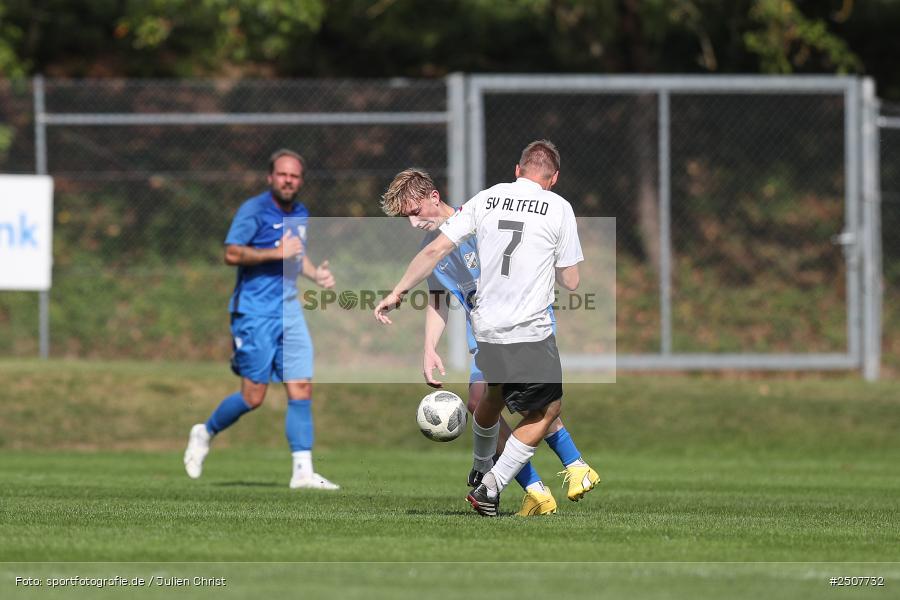 Sportgelände, Altfeld, 07.09.2025, sport, action, Fussball, BFV, 8. Spieltag, Kreisklasse Würzburg Gr. 3, FSV, SVA, FSV Esselbach/Steinmark, SV Altfeld - Bild-ID: 2507732