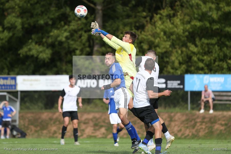 Sportgelände, Triefenstein-Trennfeld, 07.09.2025, sport, action, Fussball, BFV, 8. Spieltag, Kreisklasse Würzburg Gr. 3, FVWA, SVT, FV Wernfeld/Adelsberg, SV Trennfeld - Bild-ID: 2507775