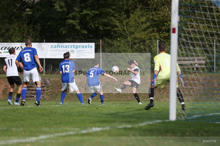 Sportgelände, Triefenstein-Trennfeld, 07.09.2025, sport, action, Fussball, BFV, 8. Spieltag, Kreisklasse Würzburg Gr. 3, FVWA, SVT, FV Wernfeld/Adelsberg, SV Trennfeld - Bild-ID: 2507778