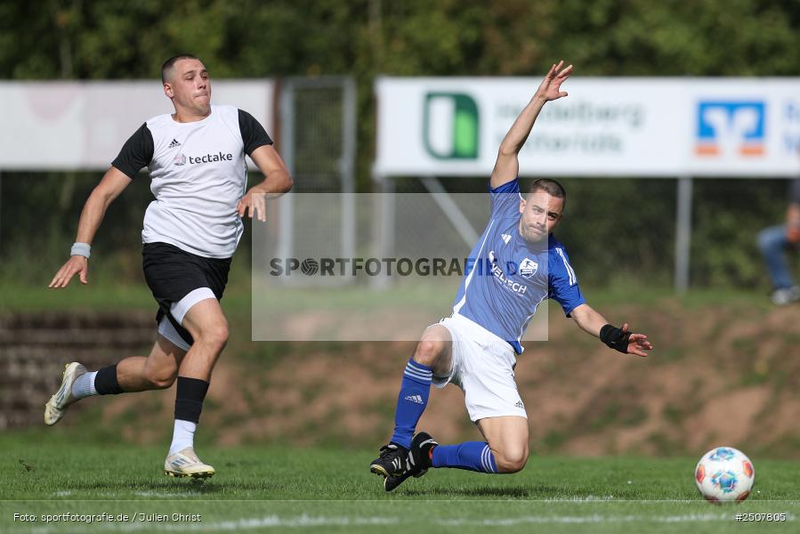 Sportgelände, Triefenstein-Trennfeld, 07.09.2025, sport, action, Fussball, BFV, 8. Spieltag, Kreisklasse Würzburg Gr. 3, FVWA, SVT, FV Wernfeld/Adelsberg, SV Trennfeld - Bild-ID: 2507805