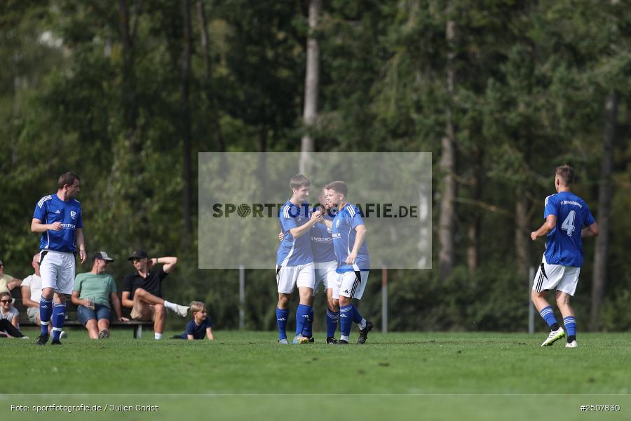 Sportgelände, Triefenstein-Trennfeld, 07.09.2025, sport, action, Fussball, BFV, 8. Spieltag, Kreisklasse Würzburg Gr. 3, FVWA, SVT, FV Wernfeld/Adelsberg, SV Trennfeld - Bild-ID: 2507830