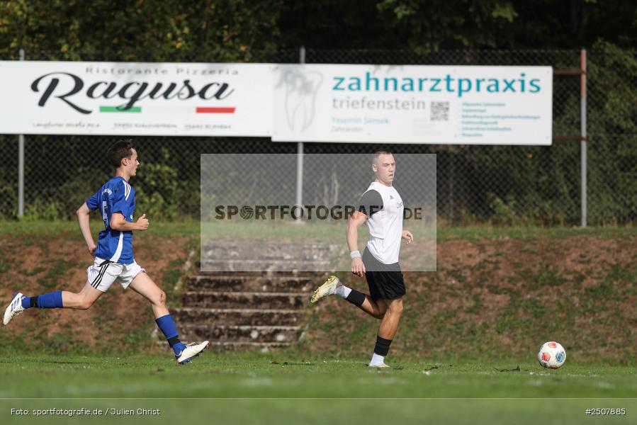 Sportgelände, Triefenstein-Trennfeld, 07.09.2025, sport, action, Fussball, BFV, 8. Spieltag, Kreisklasse Würzburg Gr. 3, FVWA, SVT, FV Wernfeld/Adelsberg, SV Trennfeld - Bild-ID: 2507885