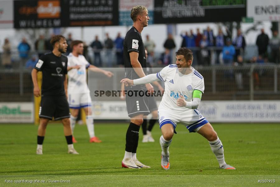 Stadion am Schönbusch, Aschaffenburg, 09.09.2025, sport, action, Fussball, BFV, Achtelfinale, Verbandspokal, FCS, SVA, 1. FC Schweinfurt 1905, SV Viktoria Aschaffenburg - Bild-ID: 2507923