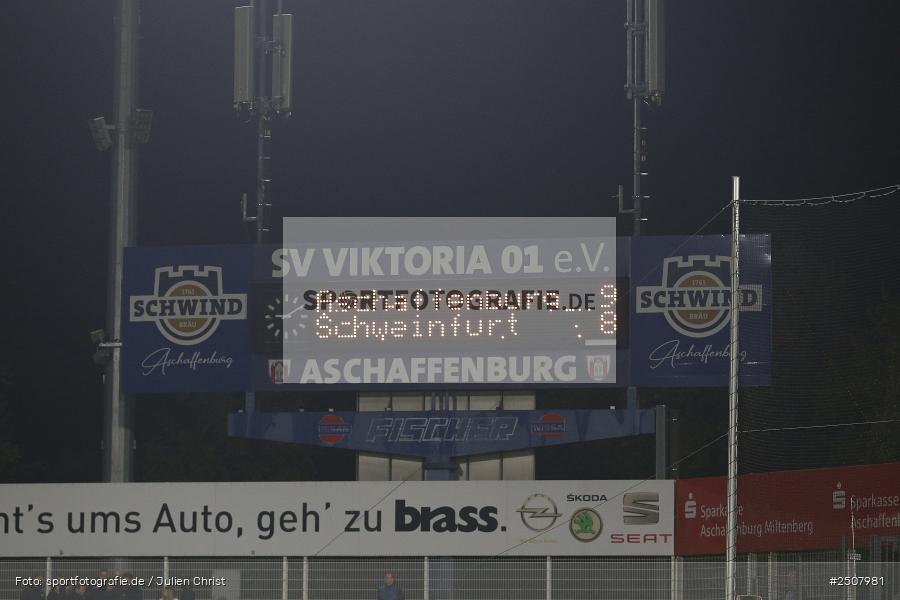 Stadion am Schönbusch, Aschaffenburg, 09.09.2025, sport, action, Fussball, BFV, Achtelfinale, Verbandspokal, FCS, SVA, 1. FC Schweinfurt 1905, SV Viktoria Aschaffenburg - Bild-ID: 2507981