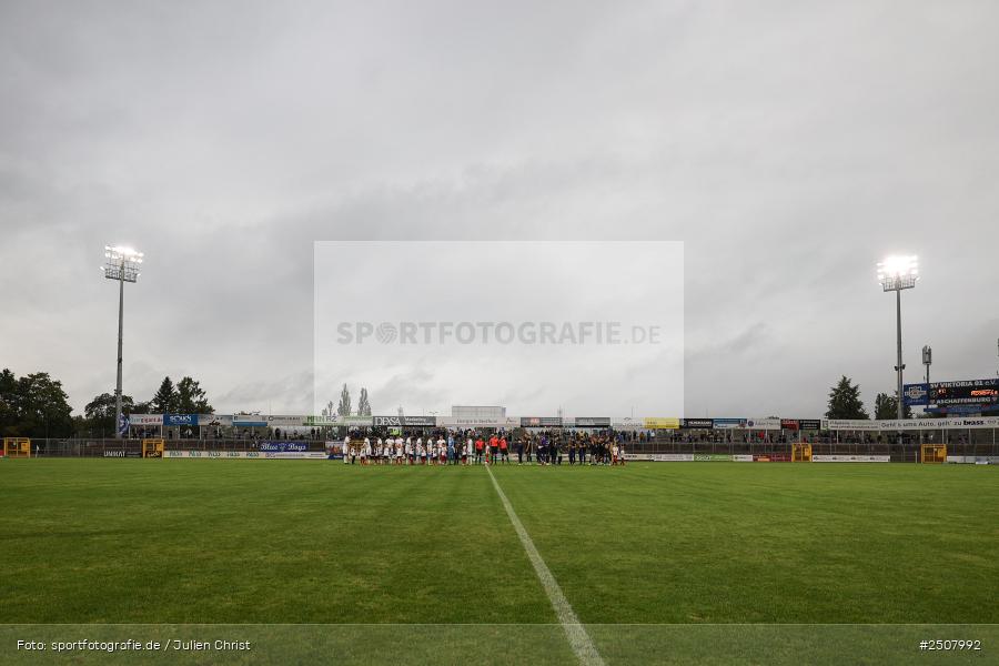 sport, action, Verbandspokal, Stadion am Schönbusch, SVA, SV Viktoria Aschaffenburg, Fussball, FCS, BFV, Aschaffenburg, Achtelfinale, 1. FC Schweinfurt 1905, 09.09.2025 - Bild-ID: 2507992