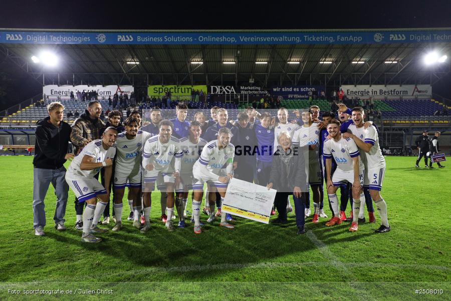 sport, action, Verbandspokal, Stadion am Schönbusch, SVA, SV Viktoria Aschaffenburg, Fussball, FCS, BFV, Aschaffenburg, Achtelfinale, 1. FC Schweinfurt 1905, 09.09.2025 - Bild-ID: 2508010