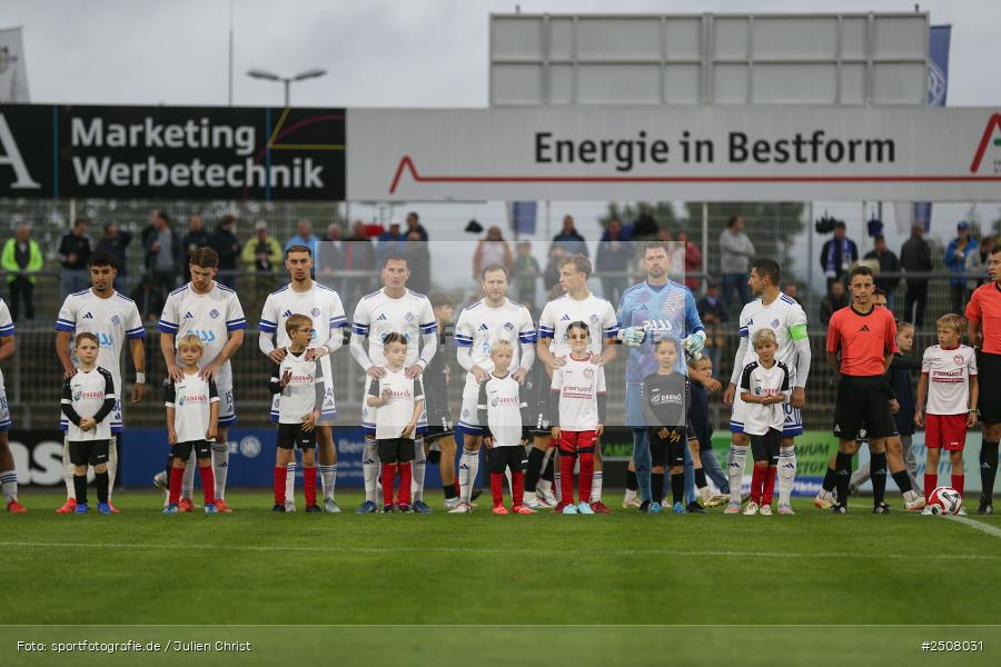 sport, action, Verbandspokal, Stadion am Schönbusch, SVA, SV Viktoria Aschaffenburg, Fussball, FCS, BFV, Aschaffenburg, Achtelfinale, 1. FC Schweinfurt 1905, 09.09.2025 - Bild-ID: 2508031