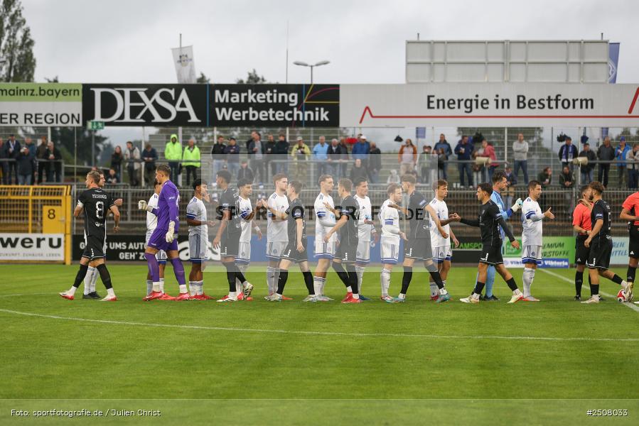sport, action, Verbandspokal, Stadion am Schönbusch, SVA, SV Viktoria Aschaffenburg, Fussball, FCS, BFV, Aschaffenburg, Achtelfinale, 1. FC Schweinfurt 1905, 09.09.2025 - Bild-ID: 2508033