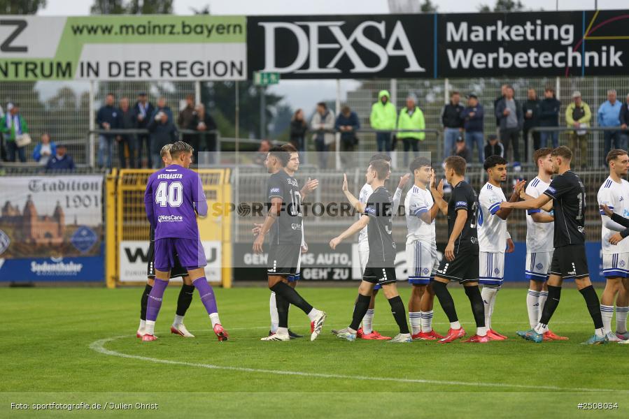 sport, action, Verbandspokal, Stadion am Schönbusch, SVA, SV Viktoria Aschaffenburg, Fussball, FCS, BFV, Aschaffenburg, Achtelfinale, 1. FC Schweinfurt 1905, 09.09.2025 - Bild-ID: 2508034