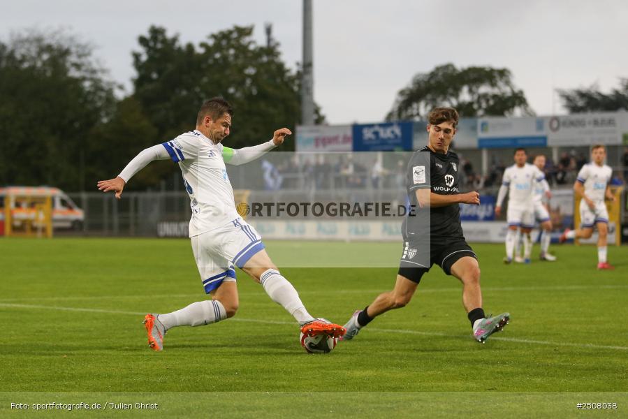 sport, action, Verbandspokal, Stadion am Schönbusch, SVA, SV Viktoria Aschaffenburg, Fussball, FCS, BFV, Aschaffenburg, Achtelfinale, 1. FC Schweinfurt 1905, 09.09.2025 - Bild-ID: 2508038