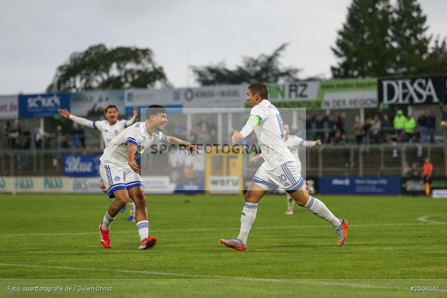 sport, action, Verbandspokal, Stadion am Schönbusch, SVA, SV Viktoria Aschaffenburg, Fussball, FCS, BFV, Aschaffenburg, Achtelfinale, 1. FC Schweinfurt 1905, 09.09.2025 - Bild-ID: 2508042