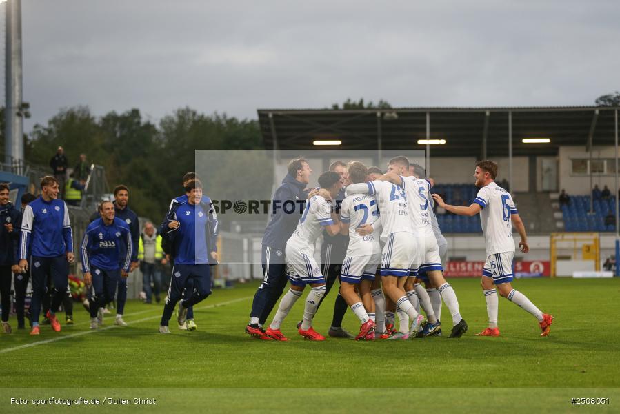 sport, action, Verbandspokal, Stadion am Schönbusch, SVA, SV Viktoria Aschaffenburg, Fussball, FCS, BFV, Aschaffenburg, Achtelfinale, 1. FC Schweinfurt 1905, 09.09.2025 - Bild-ID: 2508051