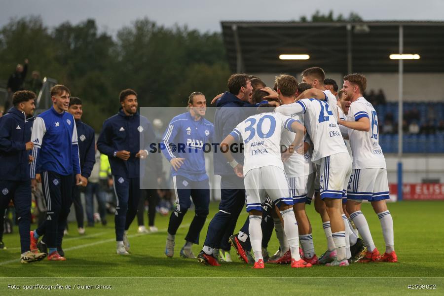 sport, action, Verbandspokal, Stadion am Schönbusch, SVA, SV Viktoria Aschaffenburg, Fussball, FCS, BFV, Aschaffenburg, Achtelfinale, 1. FC Schweinfurt 1905, 09.09.2025 - Bild-ID: 2508052